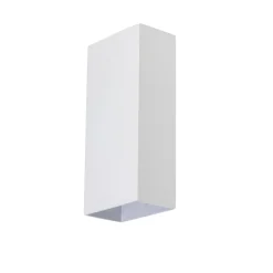 David 2-lichts Wandspot wit