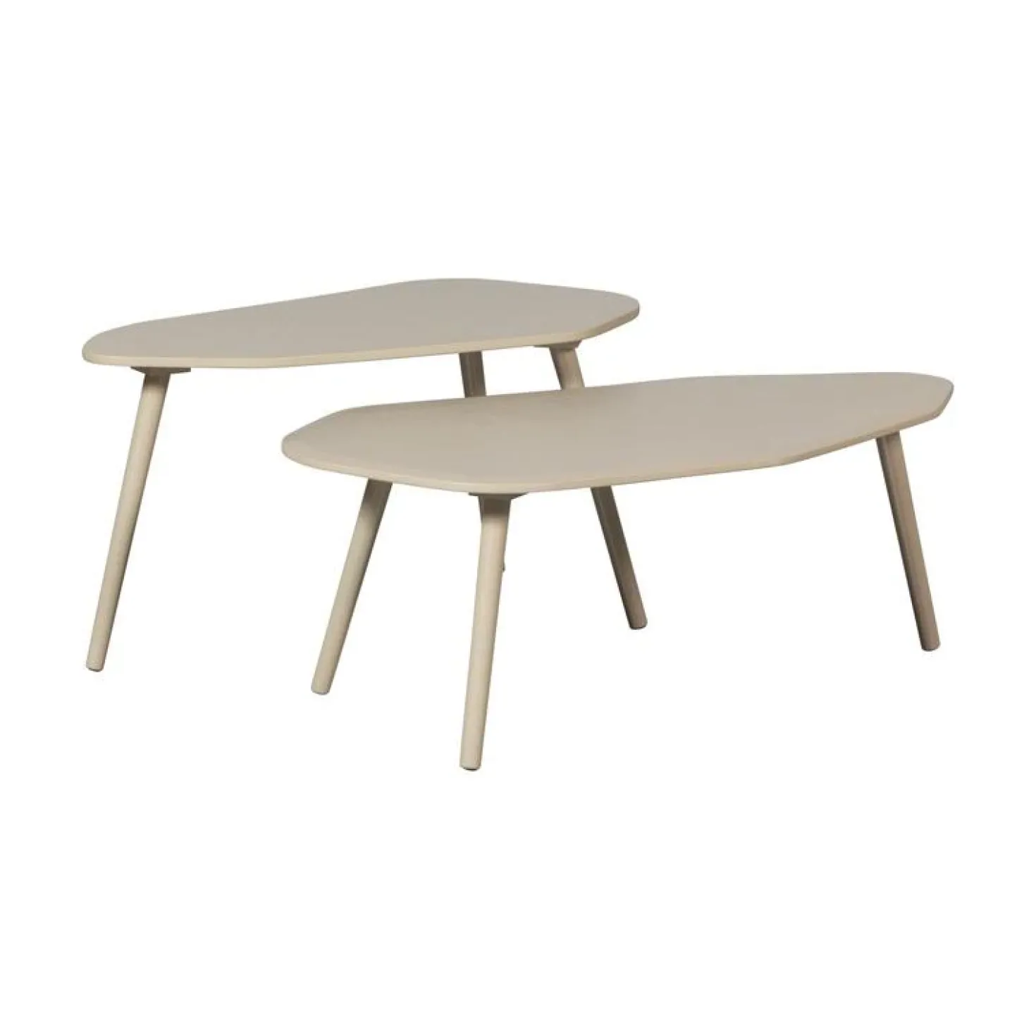 Davina Bijzettafels MDF zand set van 2
