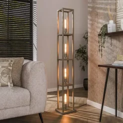 Debby 4-lichts Vloerlamp Beige