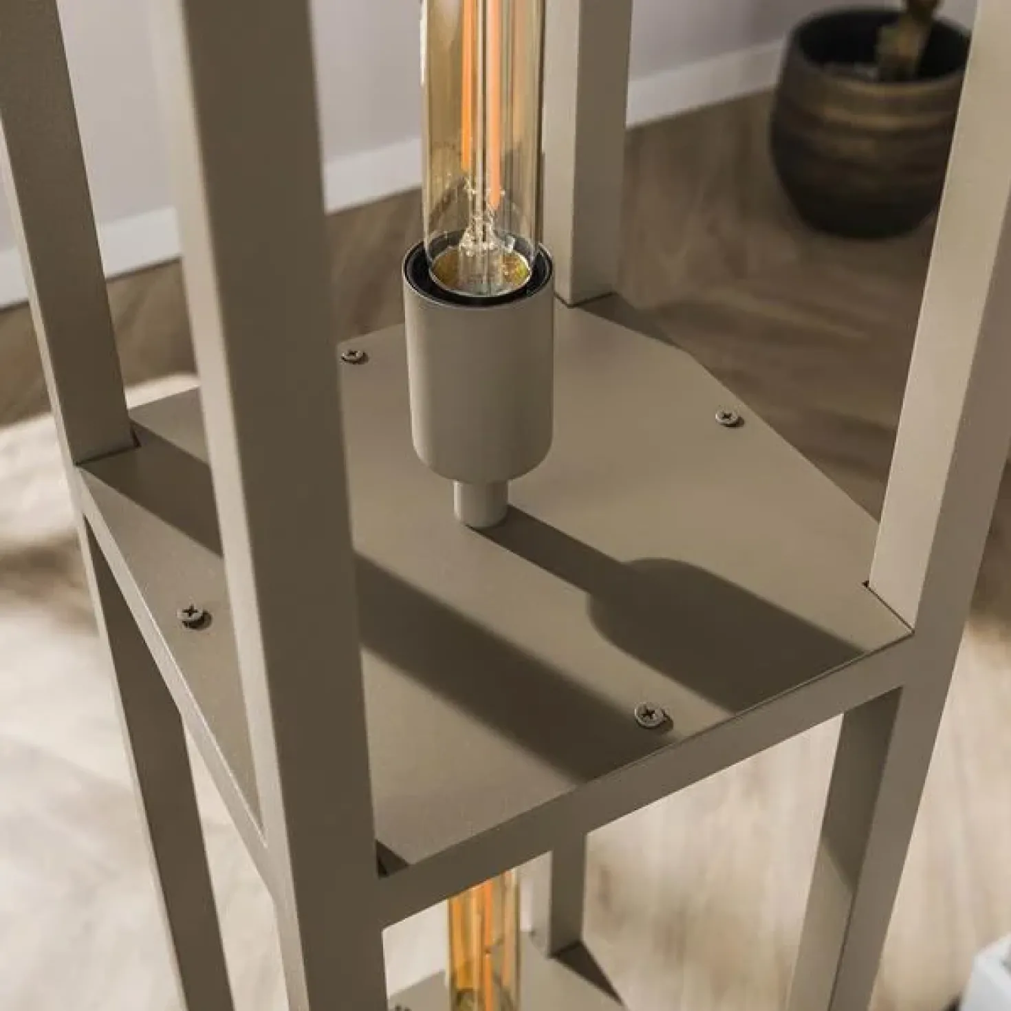 Debby 4-lichts Vloerlamp Beige