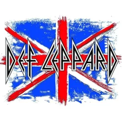 Def Leppard vlag - metalen bord