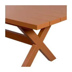 Delta Picknick tuintafel aluminium terracotta 220cm