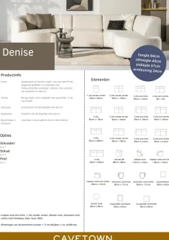 Denise Hoekbank Organisch en modulair