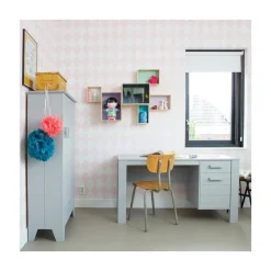 Dennis Bureau grenen grijs 141cm
