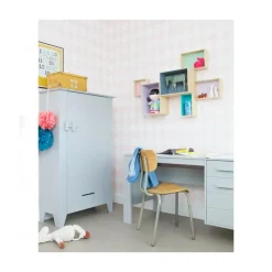 Dennis Bureau grenen grijs 141cm