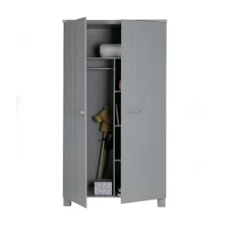 Dennis Kledingkast grenen grijs 111cm