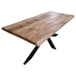 Devi eettafel boomstam mangohout 240cm