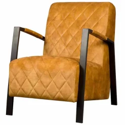 Dexter Fauteuil velvet Geel 65cm