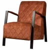 Dexter Fauteuil velvet Koper 65cm