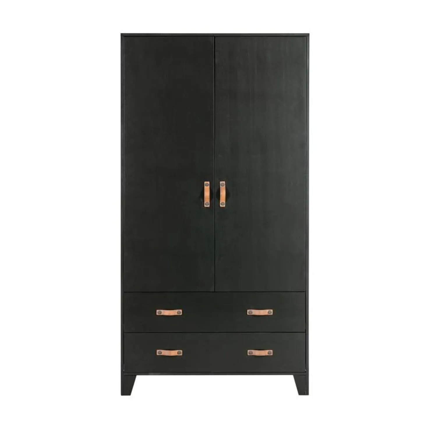 Dian Kledingkast grenen zwart 94cm