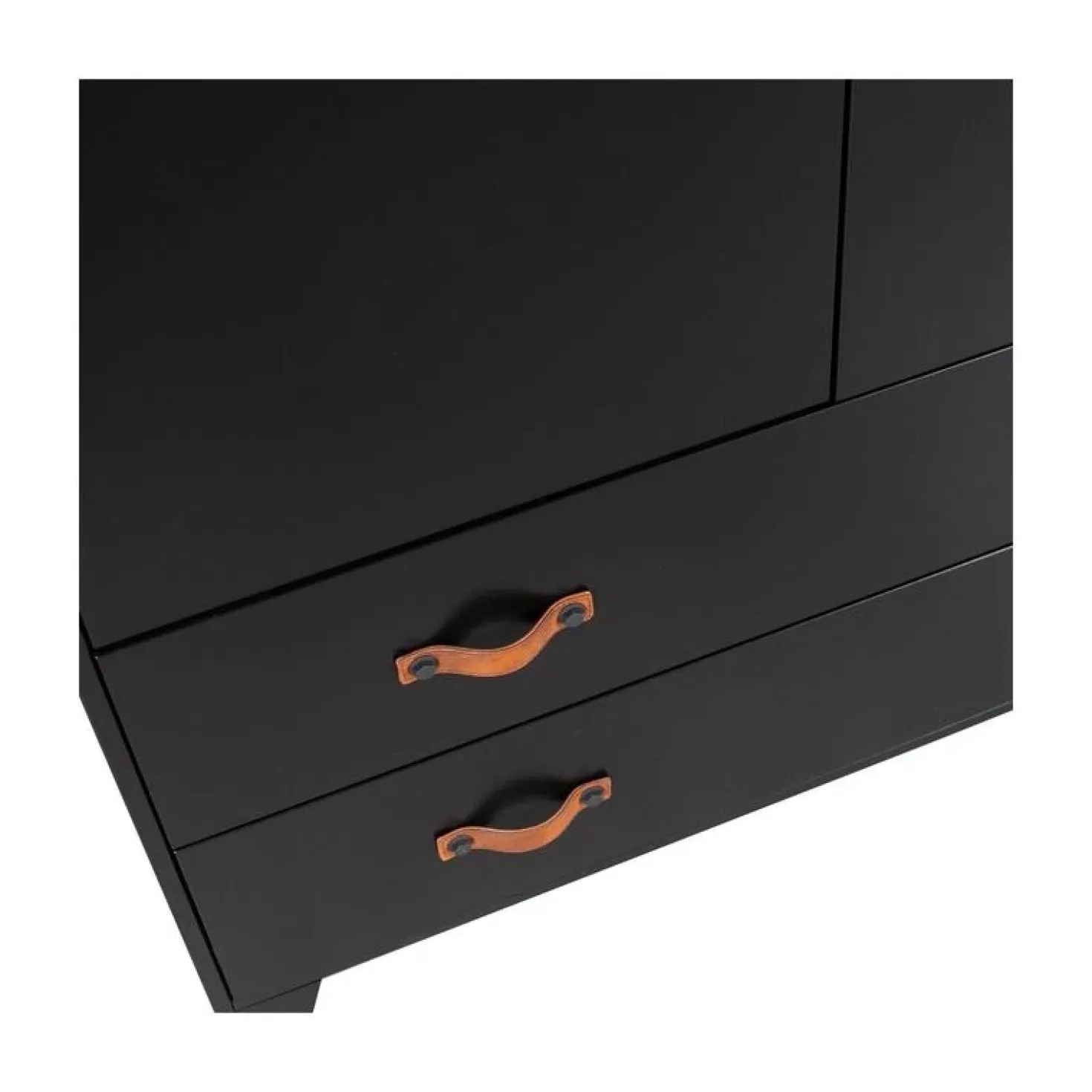 Dian Kledingkast grenen zwart 94cm