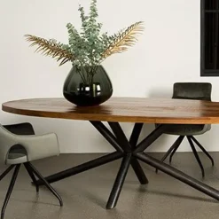 Diego Eettafel ovaal mangohout 240×110