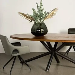 Diego Eettafel ovaal mangohout 200×100