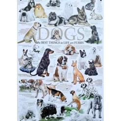 Dogs - metalen bord