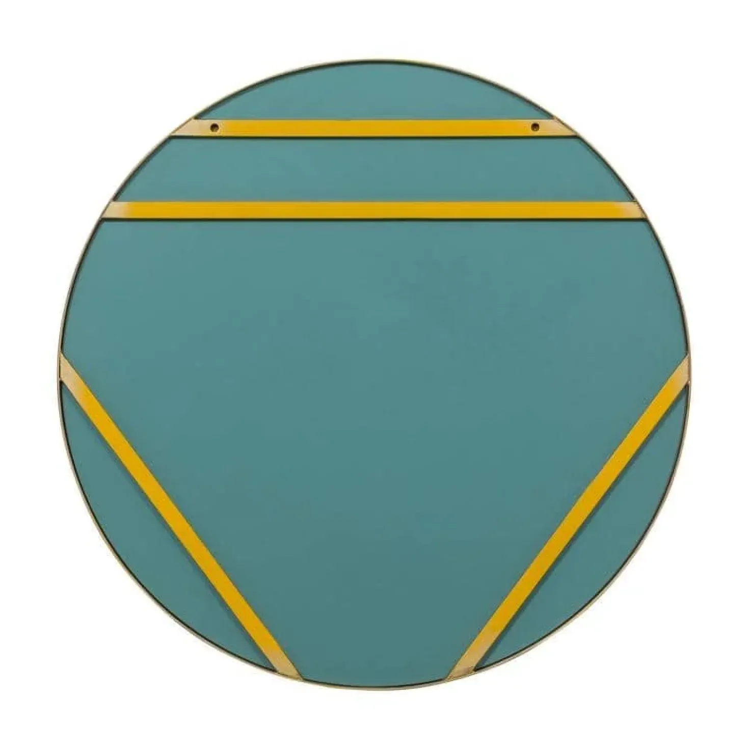 Doutzen Spiegel rond metaal goud 115cm
