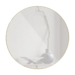 Doutzen Spiegel rond metaal goud 80cm