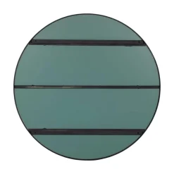 Doutzen Spiegel rond metaal zwart 115cm