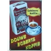 Douwe Egberts - metalen bord