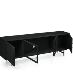 DPX Odin Tv meubel 4 deurs zwart 240