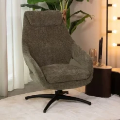 Draaifauteuil Maxwell Hunter Stof