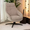 Draaifauteuil Maxwell Klei Stof