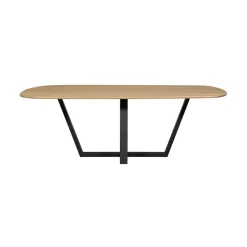 Drenthe Tafel poot metaal zwart