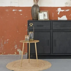 Dressoir Chili Zwart Mangohout 170cm
