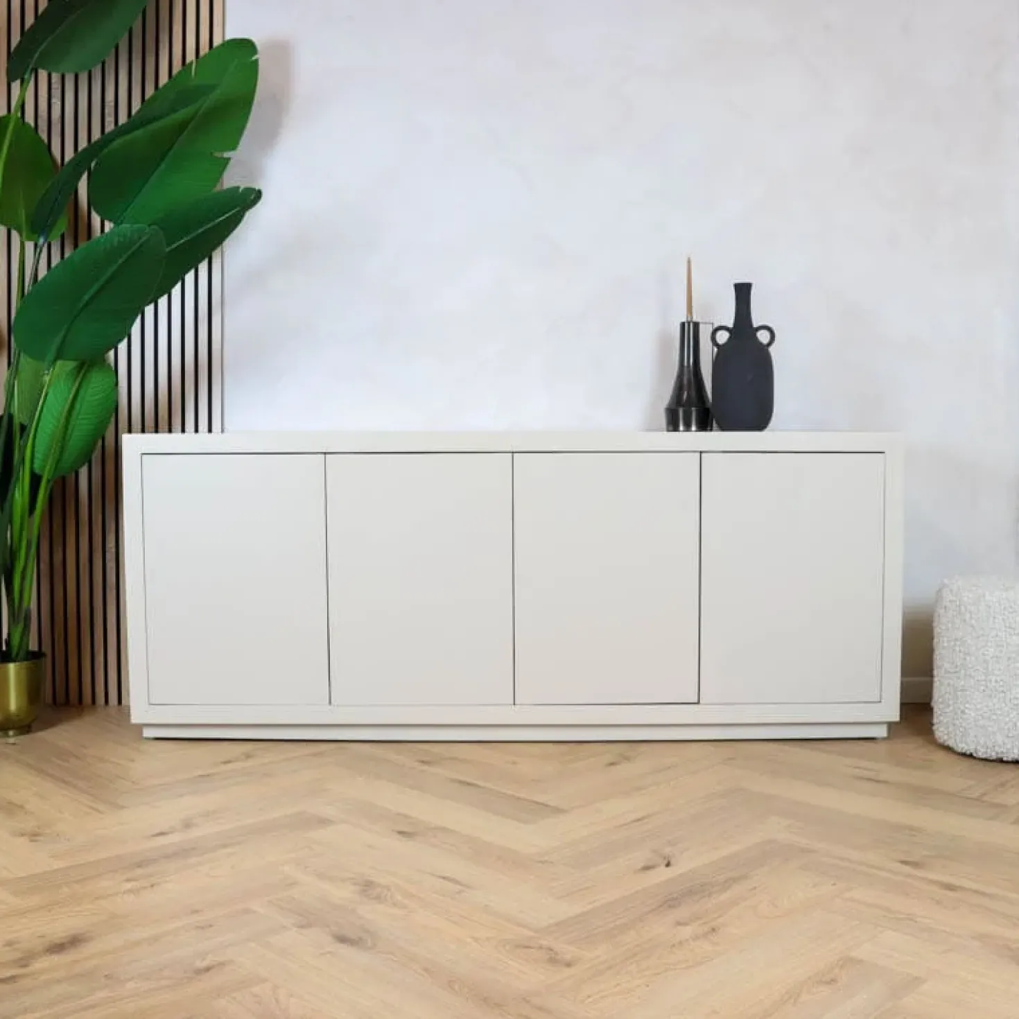 Dressoir Dortmund mangohout zand 200cm