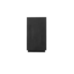 Dressoir Dortmund mangohout zwart 150cm