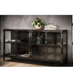 Dressoir industrieel Seattle metaal 4 deurs