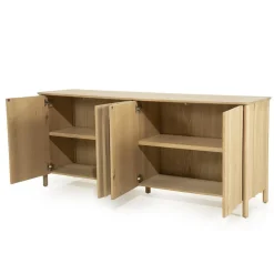 Dressoir Jake naturel eikenhout 183cm