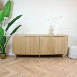 Dressoir Jule Naturel Eikenhout 200cm
