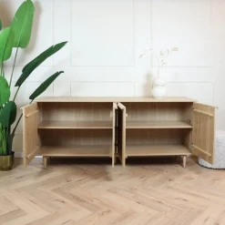Dressoir Jule Naturel Eikenhout 200cm