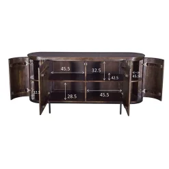 Dressoir mangohout Noor walnoot - 180cm