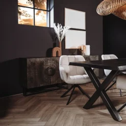 Dressoir mangohout Padua (4 deurs) - 200cm