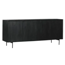 Dressoir Martin zwart 210 cm