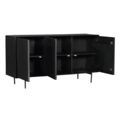 Dressoir Martin Zwart 165cm