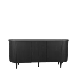 Dressoir Oliva Zwart Eikenhout 180cm