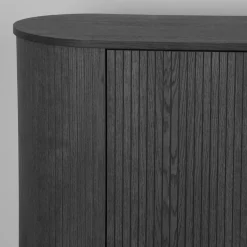 Dressoir Oliva Zwart Eikenhout 220cm
