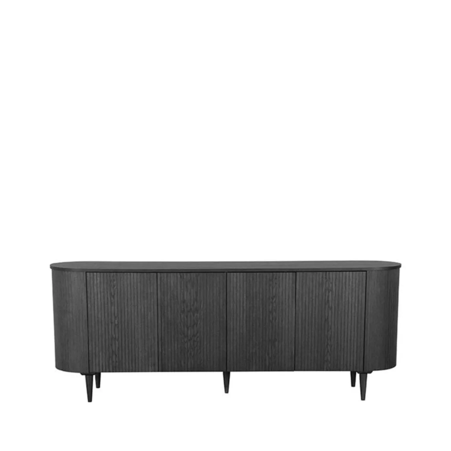 Dressoir Oliva Zwart Eikenhout 220cm
