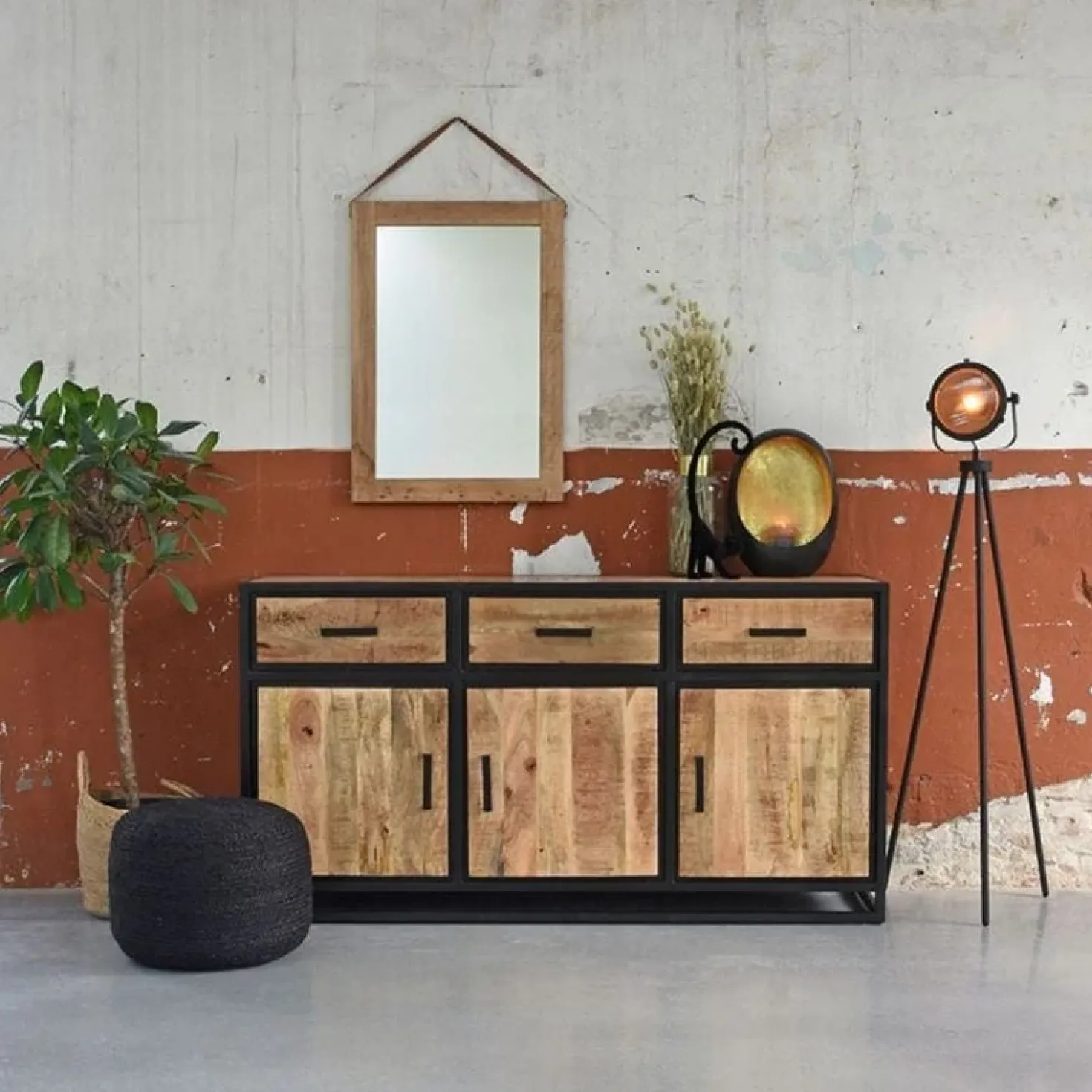 Dressoir Tampa Mangohout 170cm