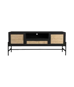 Dressoir Yasu Rotan Zwart 148cm