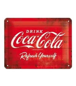 Drink Coca Cola rood - metalen bord