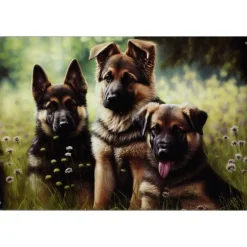 Duitse Herdershond Puppy’s - metalen bord