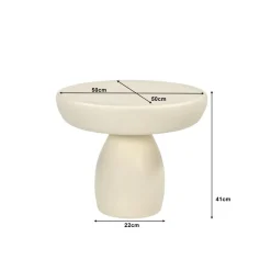 Dune Salontafel Rond Zand 50cm