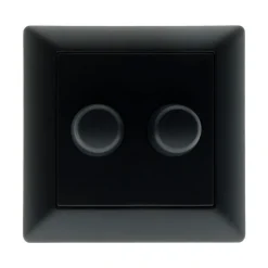 Duo Led dimmer universeel 0-150W fase afsnijding Compleet zwart of wit