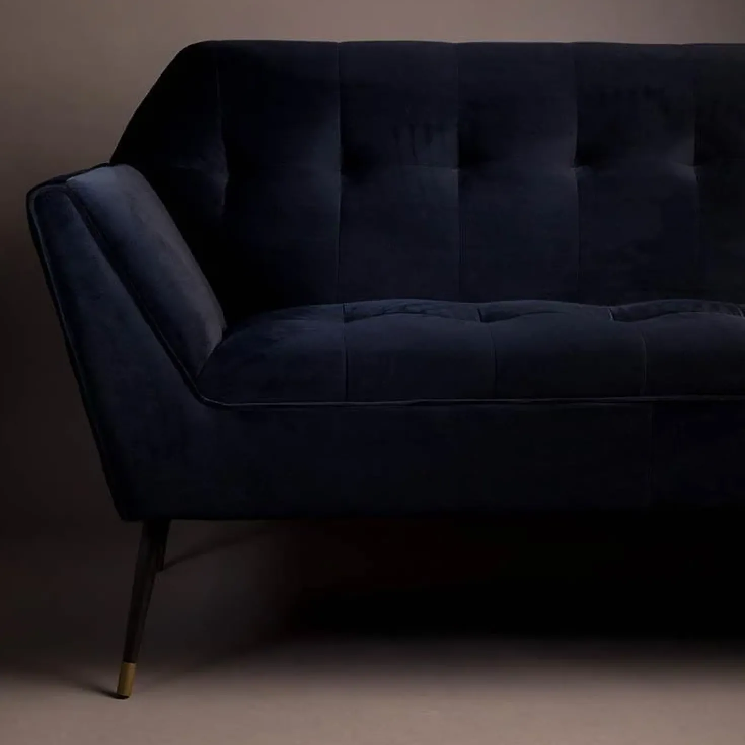 Dutchbone bank Kate 2-zits donkerblauw