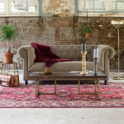 Dutchbone Bid Vloerkleed Oud Rood 170x240cm