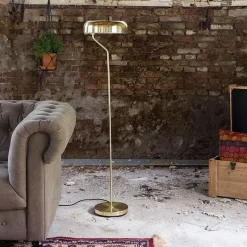 Dutchbone Eclipse Vloerlamp Messing