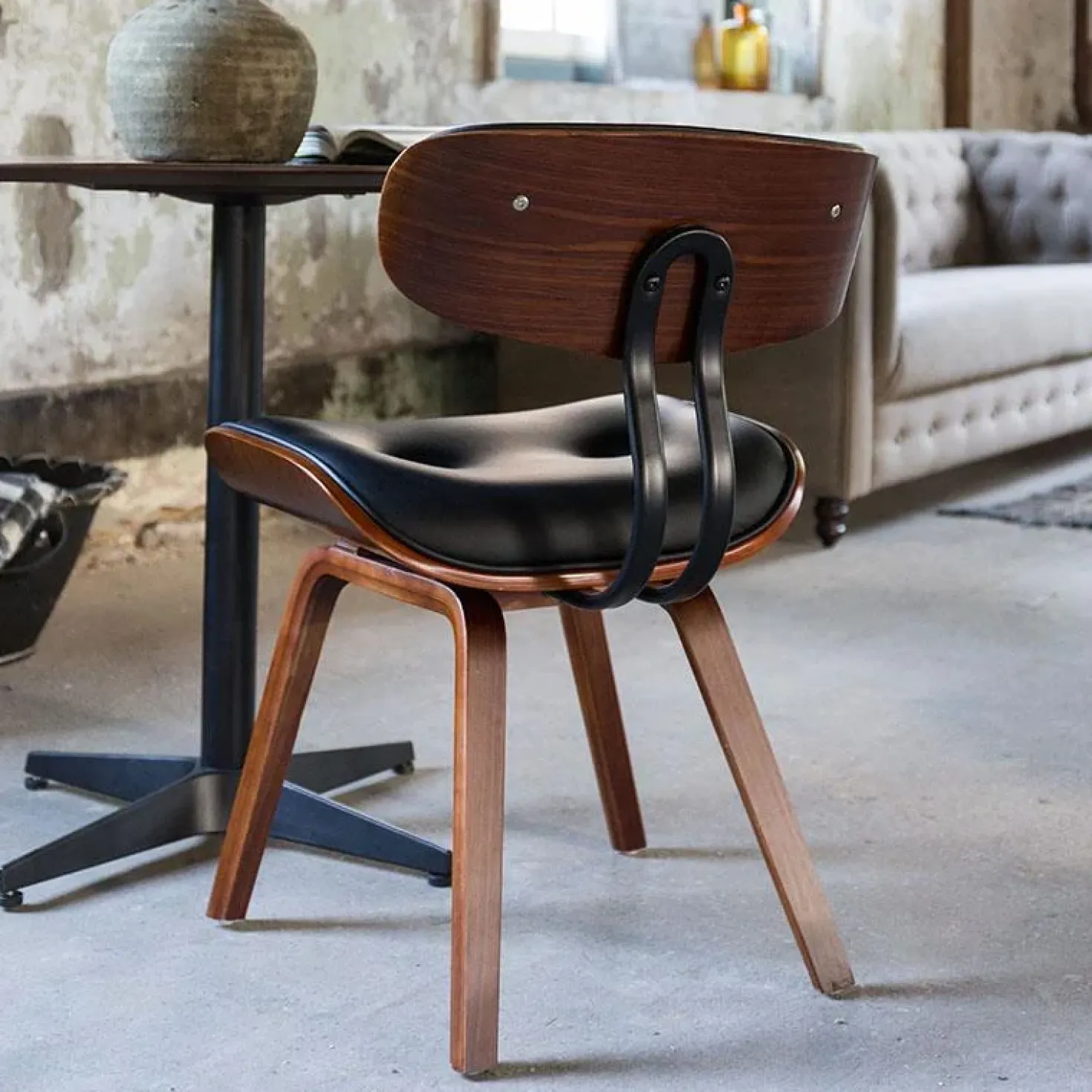 Dutchbone Eetkamerstoel Blackwood Walnut